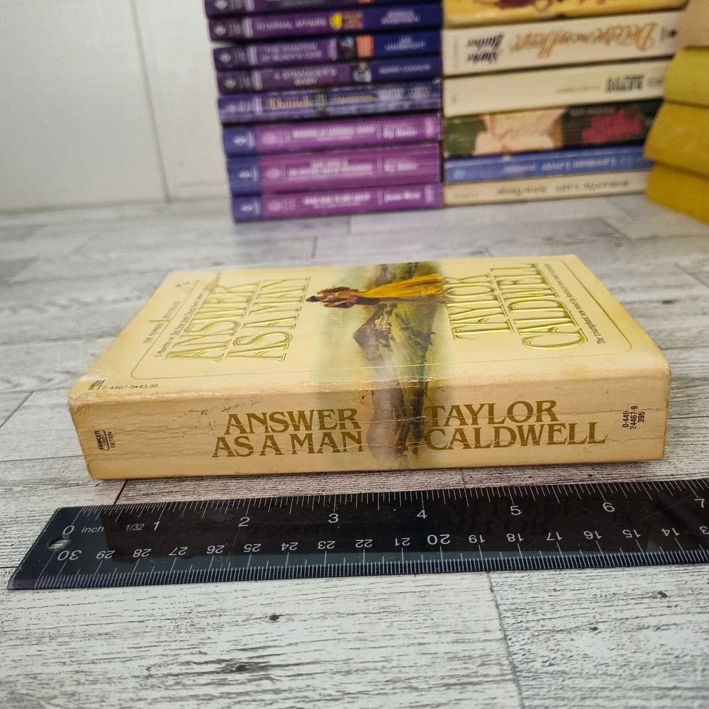 Answer As A Man by Taylor Caldwell 1981‎ First Fawcett Crest Printing Paperback